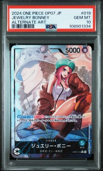 PSA 10 Jewelry Bonney OP07-019 SR Alternate Art Parallel