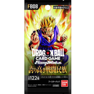 Dragon Ball Super Card Game FB08 Saiyan’s Pride Booster Pack sealed Japanese TCG booster