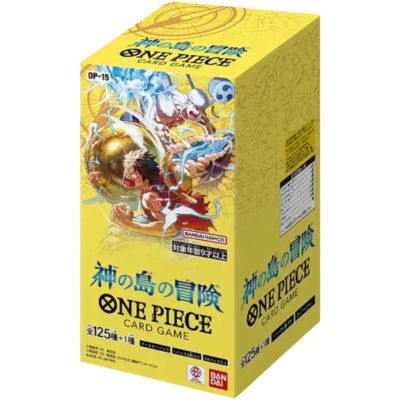 One Piece OP15 Booster Box Japanese Adventure on Kami’s Island Sealed Box One Piece TCG