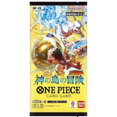 One Piece OP15 Booster Pack Japanese Adventure on Kami’s Island One Piece TCG Pack