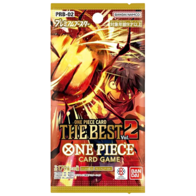 One Piece PRB-02 Booster Pack Japanese Card The Best Vol 2 Sealed Pack One Piece TCG
