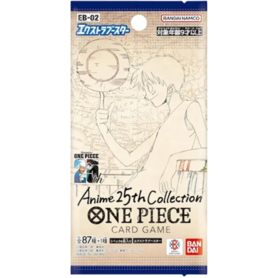One Piece EB02 Booster Pack Japanese Anime 25th Collection One Piece Card Game Pack