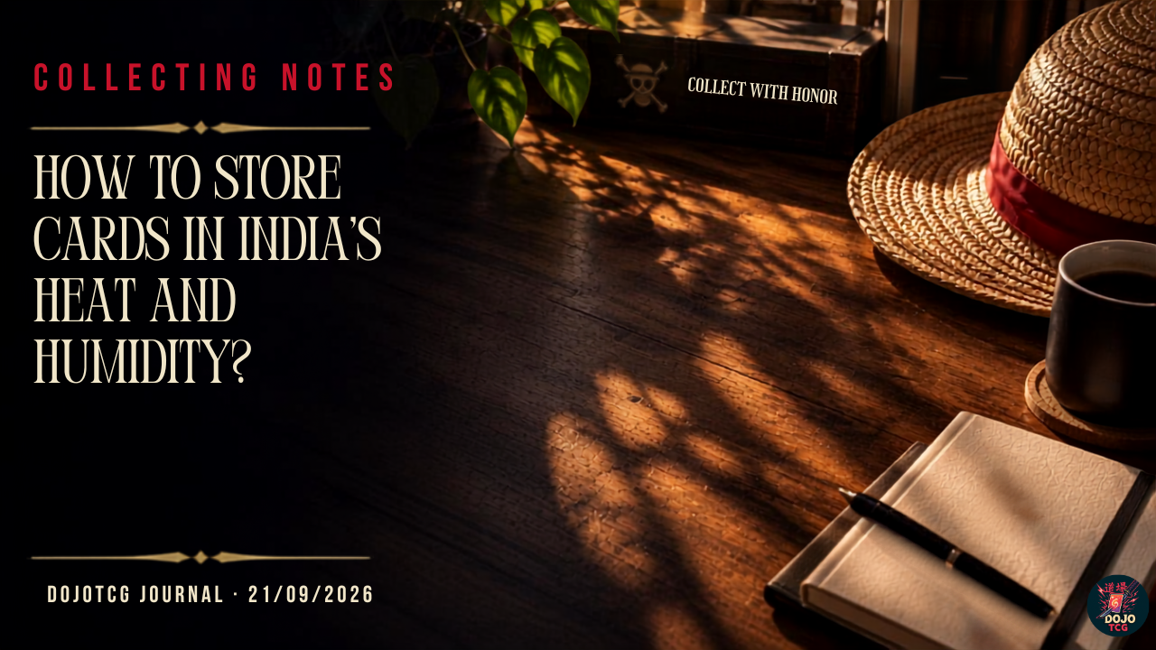 How to Store TCG Cards in India’s Heat and Humidity – DojoTCG India
